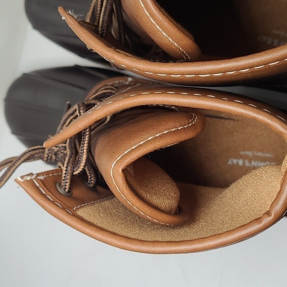 St. John's Bay Rollands Duck Boot - Brown / Tan - Size 10M - Picture 9 of 11